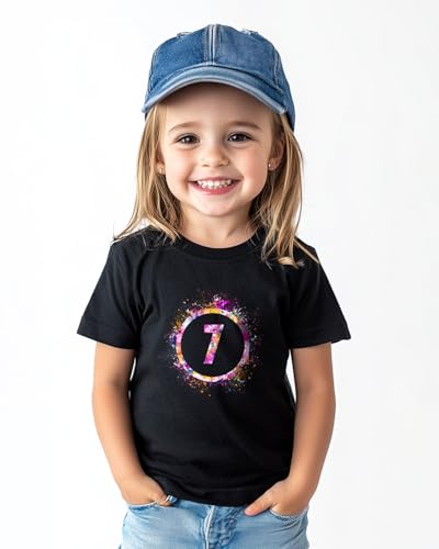 Habudda Birthday Girl Shirt Birthday Shirts Gift 2nd 3rd 4th 5th 6th 7th 8th Toddler Clothes Short Sleeve Cotton T-Shirt2