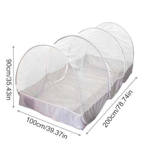 Malla de camping plegable para dormir al aire libre sin mosquitos en la playa 6