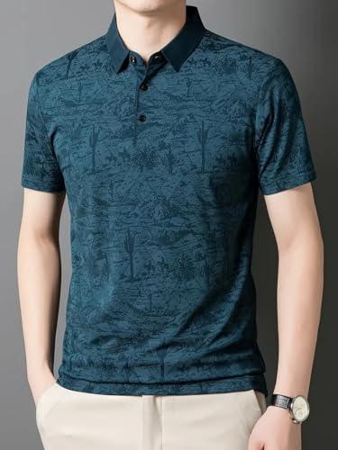 Image of TAGAS Men TAGAS Mens Polo T-Shirt || Men's Color Polo Tshirt | Short Sleeve Casual Pullover with Collar |Casual Wear for Men | Mens Regular FIT T-Shirts