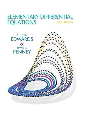 Elementary Differential Equations