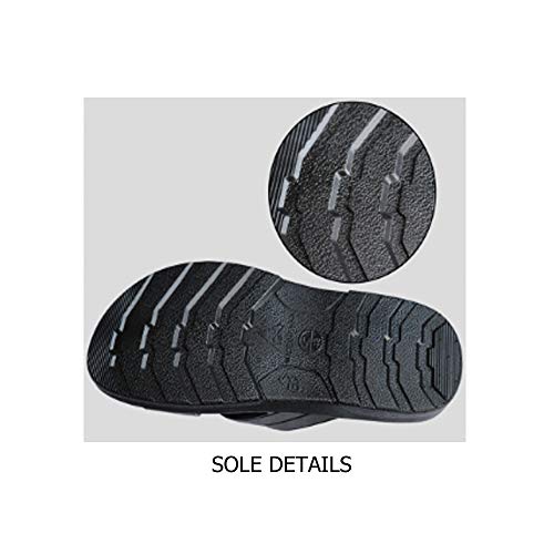 Esd Safe Slippers,Suitable For Staff In Clean Room And Lab Offices,W/Breathable And Deodorant Anti-Static Anti-Skid,Quick Drying,Industrial Home Dual-Use Unlimited Folding Flex (44, Black, Numeric_9) #TOP2