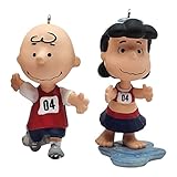 The Peanuts Games 2004 Hallmark Keepsake Ornaments 4 Figure Set