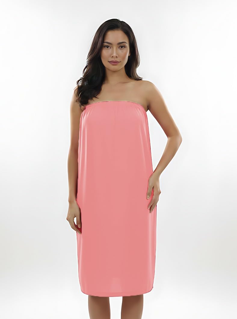 UD Reusable Salon Facial Gown for Women – Free Size Beauty Parlour Spa Apron Dress, Professional Makeup & Hair Cutting Cape with Halter Neck, Comfortable & Easy-to-Wear Styling Robe-image-24