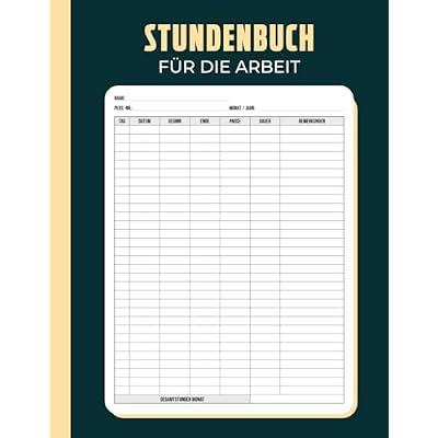 Stundenbuch f&uuml;r die Arbeit