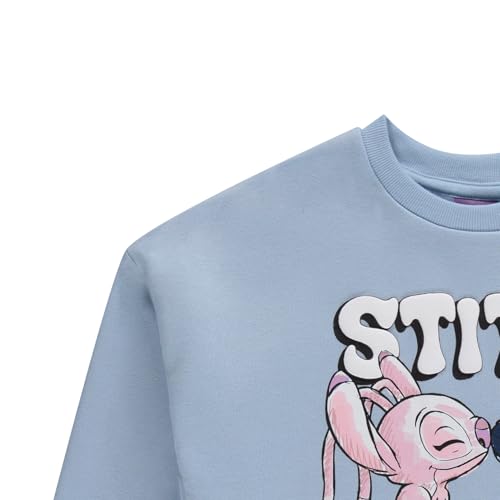 Disney Girls Lilo and Stitch Fashion Sweatshirt Collegiate Athletic Crewneck Sweatshirt - Lilo and Stitch Sweatshirt3
