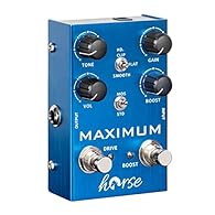 Maximum overdrive dual channel pedal, creates two fabulous overdrive tones, the Drive Channel features pure and clean overdrive tone without compression. The whole new appearance and the iconic ambiance lights bring out futuristic and retro styles, w...