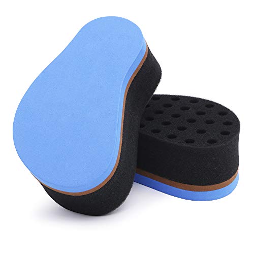 Afro Hair Sponge Twists Barber Hair Styling Tool with Big Holes for Natural Twists Curls Coils Dreads by OSMOFUZE