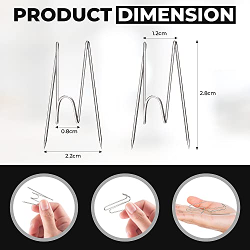 Kuanstore KU_1001 50Pcs Fabric Panel Wall Hooks Panel Wire Hooks, Cubicle Hooks thumb #1