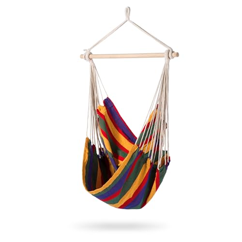 Boho Breeze Swinging Bungalow Chair - Tropical Stripe
