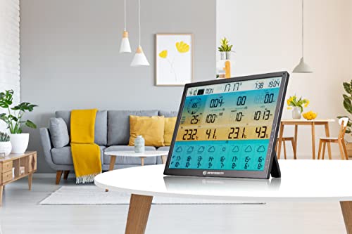Foto von 8-Tage 4CAST XL WLAN-Funkwetterstation, mit Solar-Multisensor, solarbetrieben, Windmesser, Regenmesser, Temperatur, Luftfeuchtigkeit, Niederschlag, Windgeschwindigkeit, Eiswarnung, Frostwarnung
