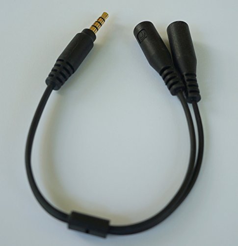 Headset Adapter Compatible with SADES SA-708, HyperX Cloud PC Gaming Headsets Compatible with PS4, Xbox One & Smartphones