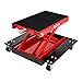 Extreme Max 5001.5059 Wide Motorcycle Scissor Jack with Dolly - 1100 lbs.