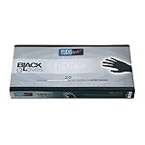 Marca - EUROSTIL Eurostil Guante de Látex de Color Negro Pequeño - 200 gr