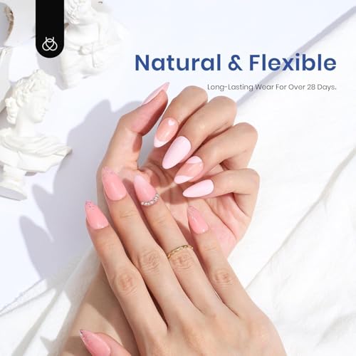 Image of Beetles Gel Nail Kit Amond Shape - 504Pcs Gel Nail Kit Easy Extension Set