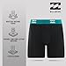 Billabong Mens Underwear 4 Pack Microfiber Performance Boxer Briefs for Men