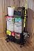 Old Cedar Outfitters Rolling Rod Cart and Tackle Trolley Holds 12 Rod and Reel Combo for Garage and Home Storage