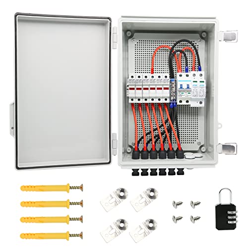 6-String Solar Combiner Box with IP65 Protection