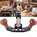 Router Plane, Aluminum Alloy Adjustable Blade Handheld Woodworking Tool Wood Planer Shaver with Depth Stop for Joinery & DIY Projects