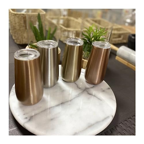 Taça Termica Copo Para Espumante Champagne Drink Premium 150ml Mantem Temperatura 12 Horas (Marigold