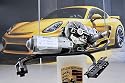 Kompatibel mit Porsche 911 993 Targa Wischermotor/Heckscheibe/wiper motor/rear glass