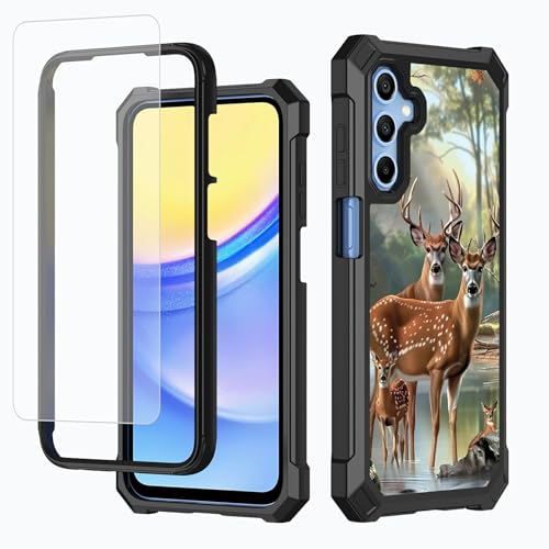 Coque Samsung A17 antichoc cerf blanche pour vos randonnées et sorties