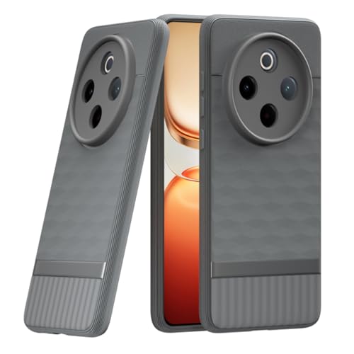 Image of Vivo T4 5G Back Cover | Premium Shockproof Protective Case | Slim Anti-Slip TPU Mobile Cover | Camera Protection | Scratch Resistant Phone Case (Gray)