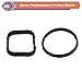 ZONFANT Intake Manifold Gasket Set Compatible with 2007-2012 Ford Edge Flex Fusion Taurus Taurus X, 2007-2015 Mazda 6 CX-9, 2007-2012 Lincoln MKS MKT MKX MKZ, 2008-2009 Mercury Sable, Replace#MS97118