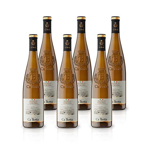 2017 Bianco Verona IGT, Veneto - Ca'Botta - Weißwein (trocken) aus Italien/Verona Valpolicella, Paket mit:6 Flaschen Cover