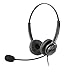 Executive Pro Overture Premium Binaural Noise-Canceling Corded USB Headset. Works with Mac and PC