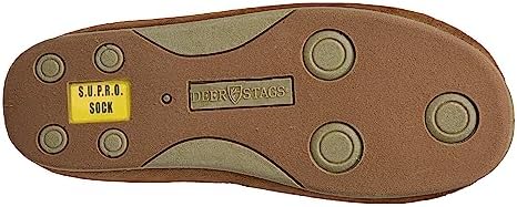 Deer Stags Men's Grizzly Slipper, Chestnut, 12 Wide | Image 3