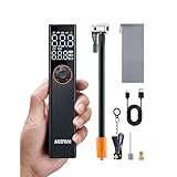 AstroAI L8 自転車 空気入れ 電動 エアーコンプレッサー コードレス 150PSI 充電式 5種類のプリセットモード 高速充填 自動停止 仏/英/米式バルブ対応 バイク/自動車/ボール