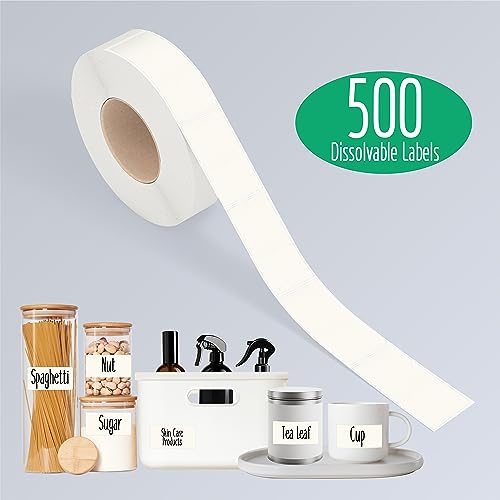 500 Dissolvable Canning Labels 1x2
