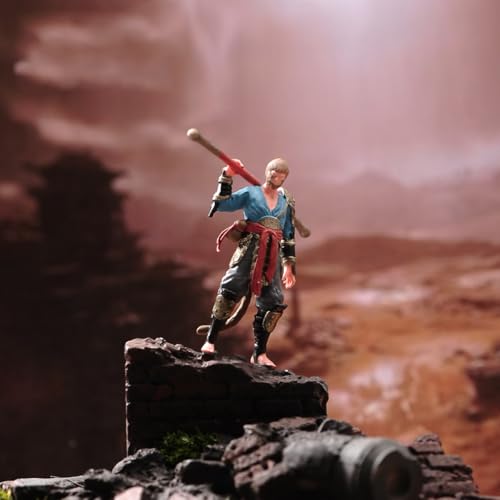 Demon Monkey Wukong Scene Props Figurine Poupées Modèle Monkey King 1/43