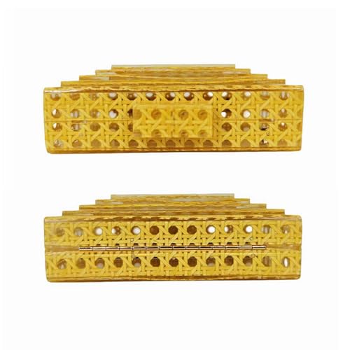 Image of Women Acrylic Rattan Clutch Purse Rattan Woven Evening Bag Wedding Party Purse Summer Beach Wicker Shoulder Handbag