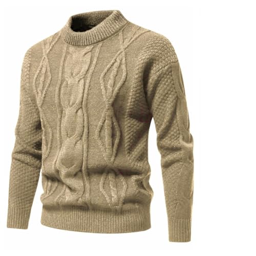 Pull en tricot pour homme col rond au style américain vintage décontracté - 2