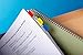 Post-it Tabs, 1 inch Solid, Red, Yellow, Blue, 12 Tabs/Color, 36 Tabs/On-The-Go Dispenser (686-RYBT)