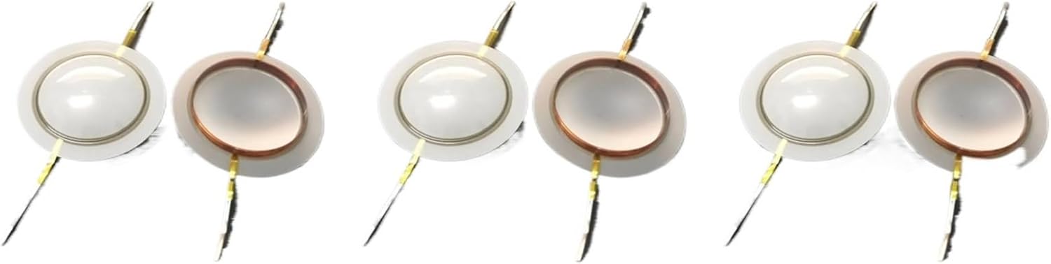 6PCS of Replacement Diaphragm for DE250 DE160 DE16 DE25 (80 Frame) 8 Ohm CCAR Flat Wire(Inner Coil CCAW)