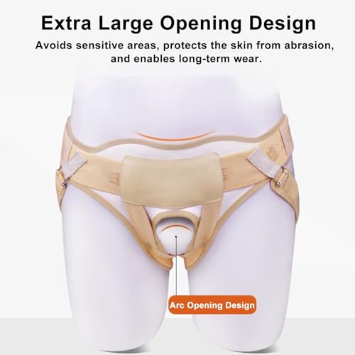 Faja para Hernia Inguinal con Soporte y 4 Almohadillas Ajustables Grande miniatura 5