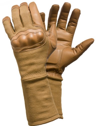 A.C. Kerman - LE HWI Gear Long Gauntlet Hard Knuckle Glove, X-Large, Coyote