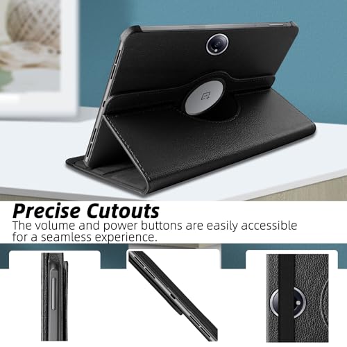 Image of TGK 360 Rotatable Smart Flip Case Cover for OnePlus Pad 2 12.1 inch Tablet (Black)