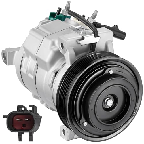 BDFHYK 98314 Air Conditioning A/C Compressor with Clutch Compatible with Jeep Grand Cherokee 2011-2021, Compatible with Dodge Charger 2011-2013, Durango 2011-2015, Challenger 2011-2014