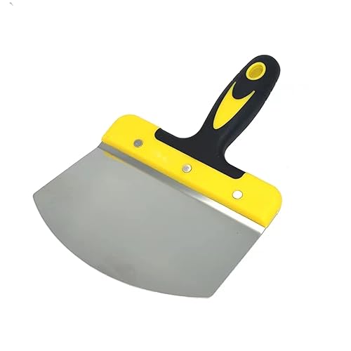 DEKEones Stainless Steel Bucket Scoop, Arc-shape Shovel Putty Knife Scraper