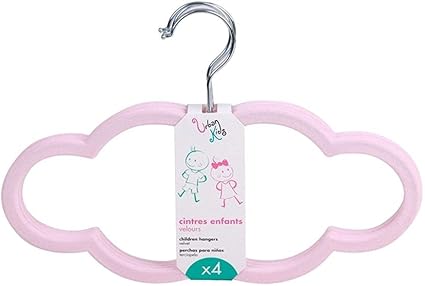 Lot De 4 Cintres Pour Enfant En Forme De Nuage Couleur Aleatoire Velours Amazon Fr Bricolage