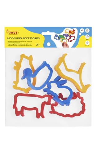 Jovi - Bolsa, 6 moldes, animales de granja (7G) , color/modelo surtido