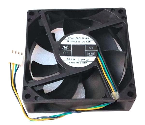 Ventilateur 80 mm 12V EFAH-08E12L-P4 PWM 4 broches pour boîtier PC
