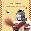 Pilot Cat Dog Car Air Freshener, Cartoon Car Vent Aroma Diffuser, Reusable Air Outlet Scented Clip With Rotating Propeller Vent Accessories #2