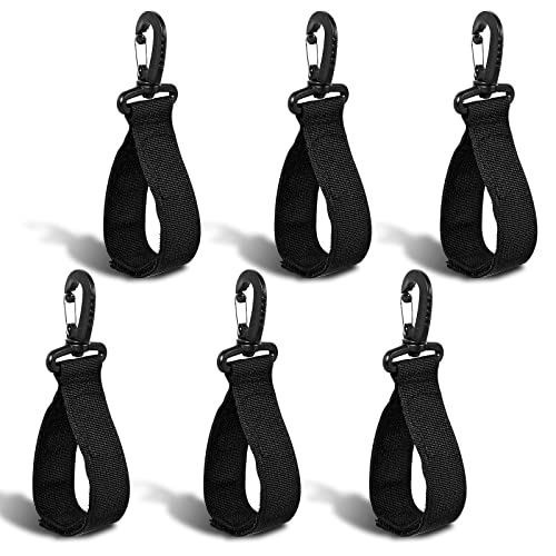 6pcs Sangle Clipser Kayak Attache, Nylon Accessoires pour Pagaie de Kayak Gardien de Pagaie de Bateau Accessoires de Planche à Pagaie Accessoires de Kayak Gonflable (Noir)