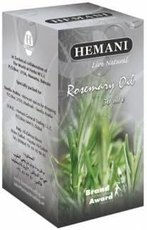 HEMANI Aceite de Romero 30mL (1 OZ) - Aceite comestible de grado alimenticio - Uso interno y externo