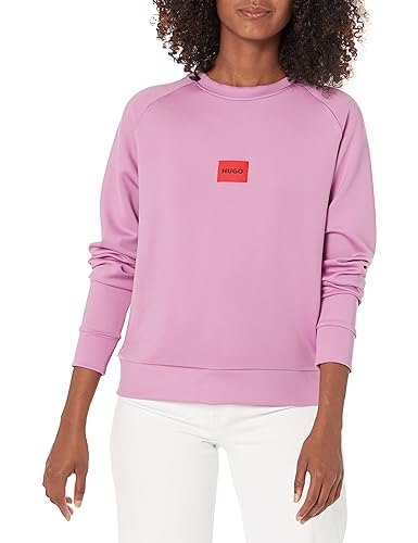 Catálogo de Hugo Boss Dama favoritos de las personas. 43 HUGO Sudadera Tejida con Logotipo para Mujer, Lavendar Haze, L