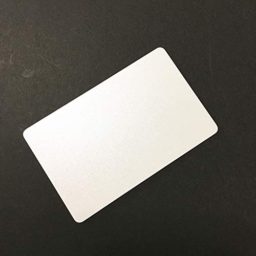 Premium Double Side Printable PVC Card with Pearl White Color for ID Badge Printers Graphic Quality CR80 Credit Card Size for Zebra Fargo Printer (20) - Thumbnail 3